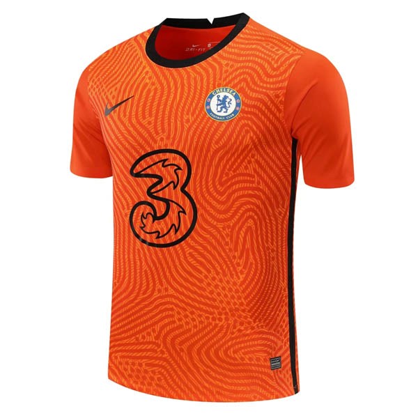 Thailand Trikot Chelsea Torwart 2020-21 Orange Fussballtrikots Günstig